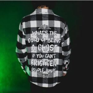 Cakeworthy Beetlejuice Flannel